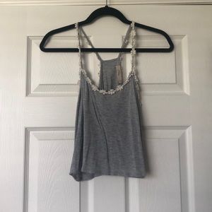 Elodie Racerback Daisy Trim Top